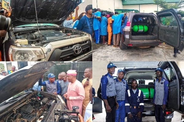 3 Vehicles, Including A Toyota Prado, Successfully Converted To Use CNG At A Training Program In Ekiti